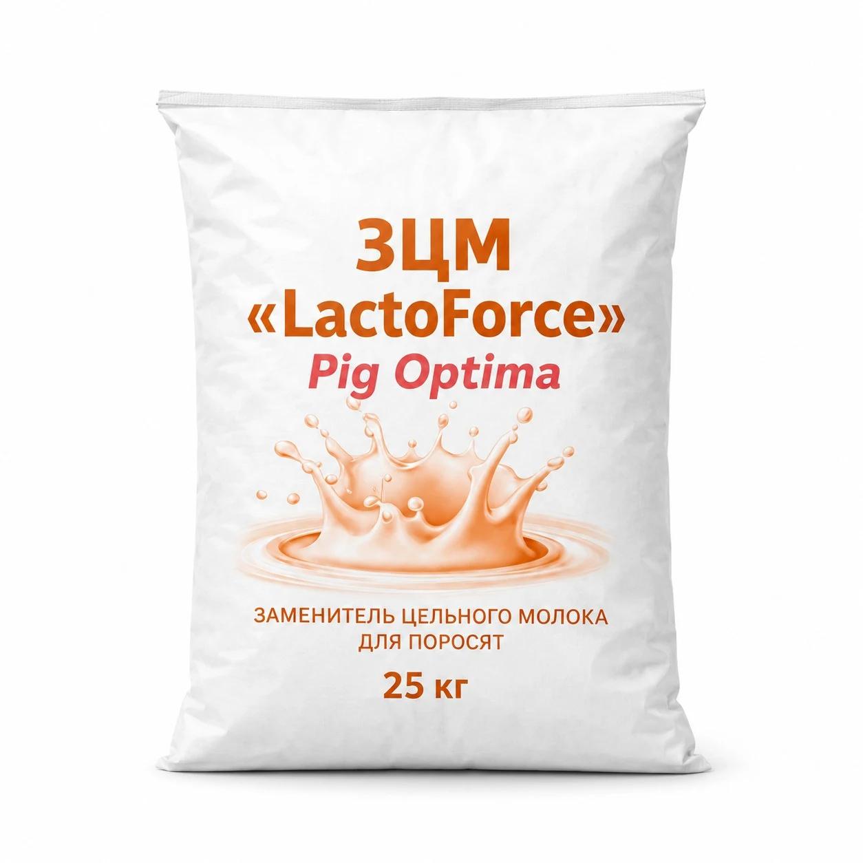 ЗЦМ LactoForce Pig Optima для поросят с 3–4-го дня жизни, мешок 25 кг